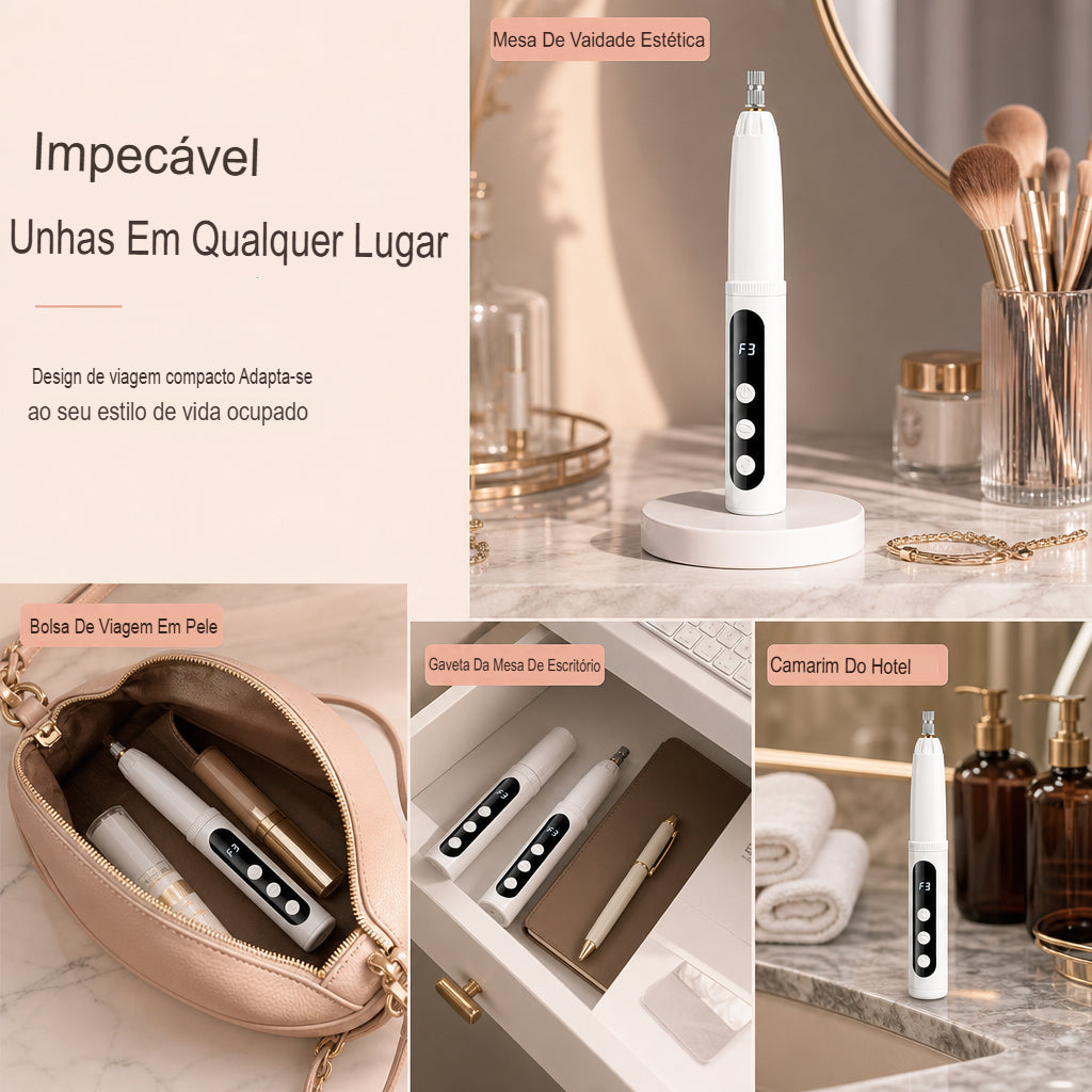 Lixa Elétrica para Unhas – Polimento, Remoção de Gel e Cuidados com as Cutículas