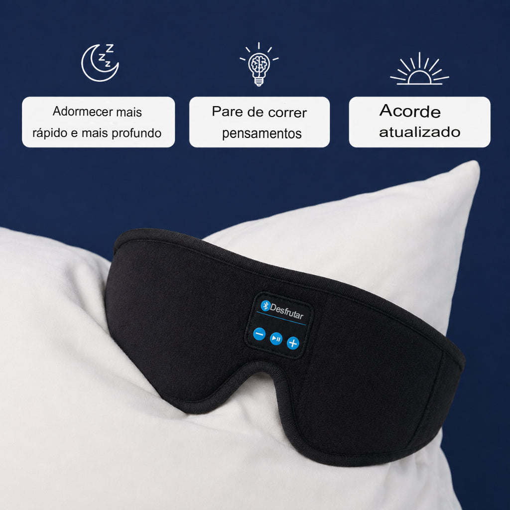 Máscara de Dormir em Forma de Nuvem – Conforto e Bloqueio da Luz