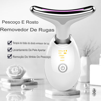 ✨Massageador EMS para Pescoço – Efeito Firmador + Microcorrente ⚡