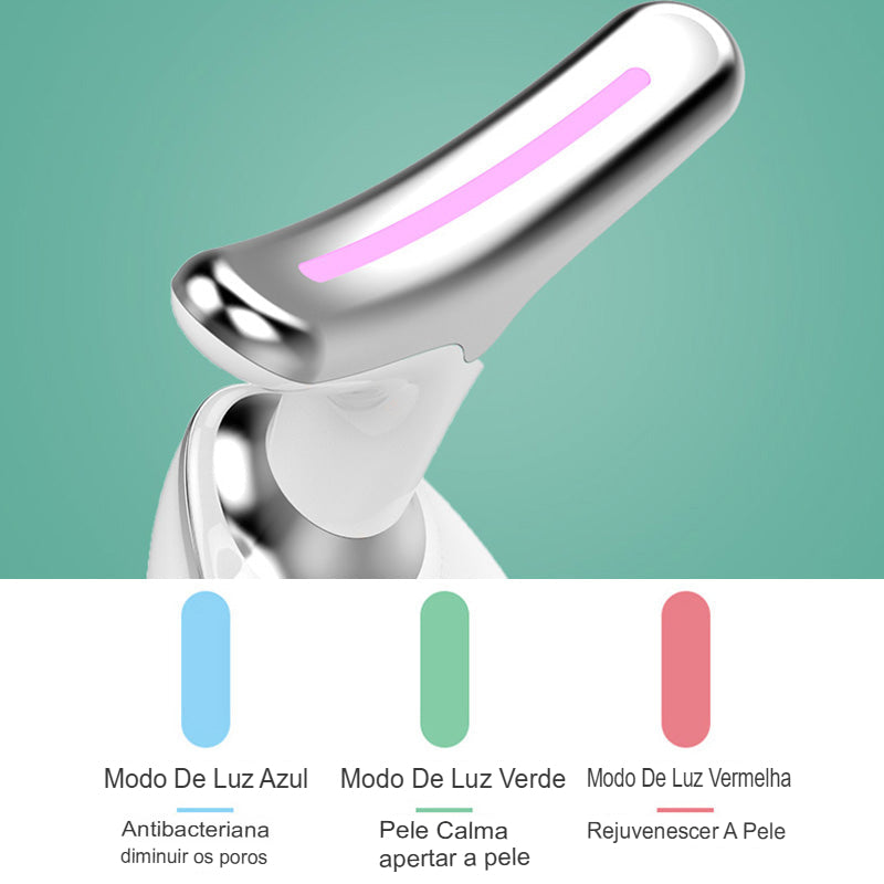 ✨Massageador EMS para Pescoço – Efeito Firmador + Microcorrente ⚡