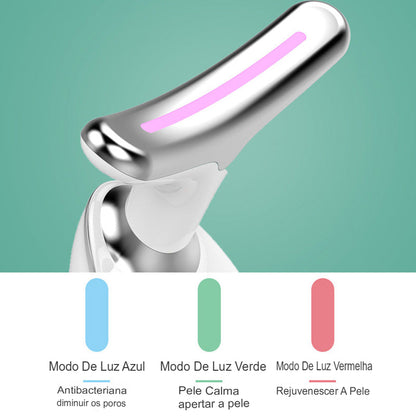 ✨Massageador EMS para Pescoço – Efeito Firmador + Microcorrente ⚡