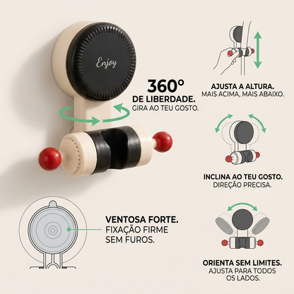 Suporte Ajustável para Chuveiro