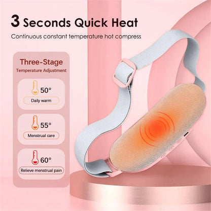⚡ Massager Sem Fio Da Dor Menstrual-Aquecimento, Vibração, Discreto ✨