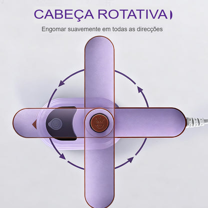 Ferro de Passar a Vapor Portátil e Rotativo
