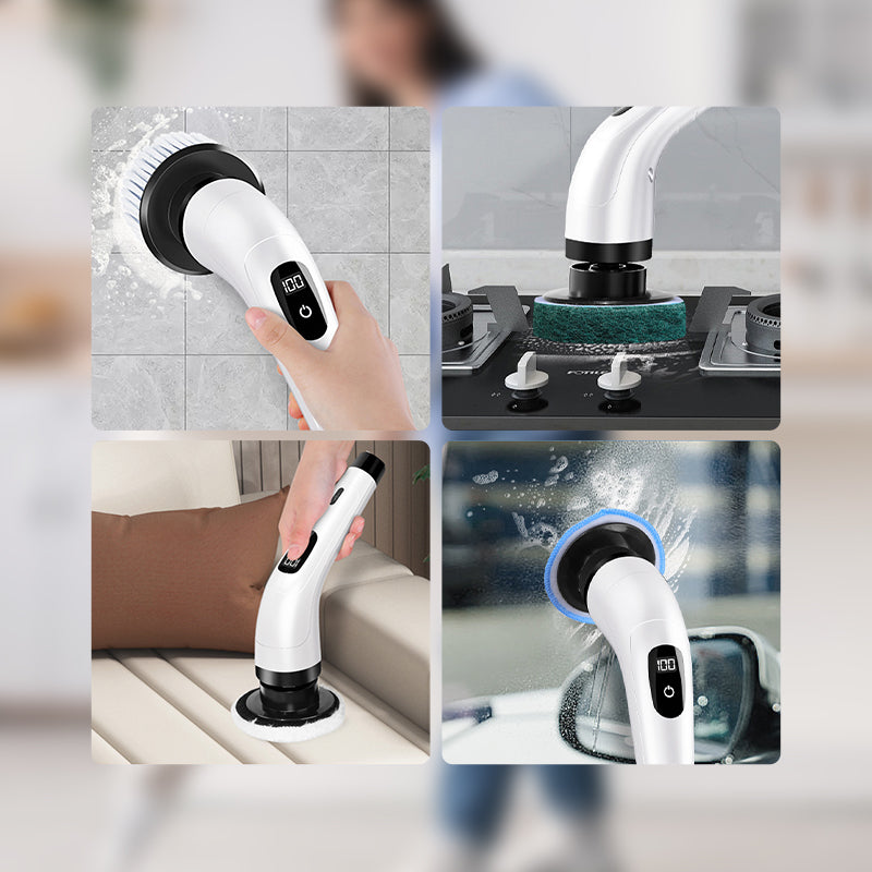 ⏳🔥 Kit de Escovas Elétricas para Limpeza 🏠