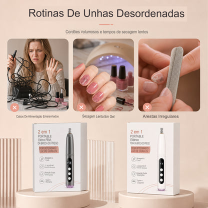 Lixa Elétrica para Unhas – Polimento, Remoção de Gel e Cuidados com as Cutículas