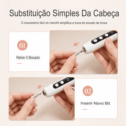 Lixa Elétrica para Unhas – Polimento, Remoção de Gel e Cuidados com as Cutículas